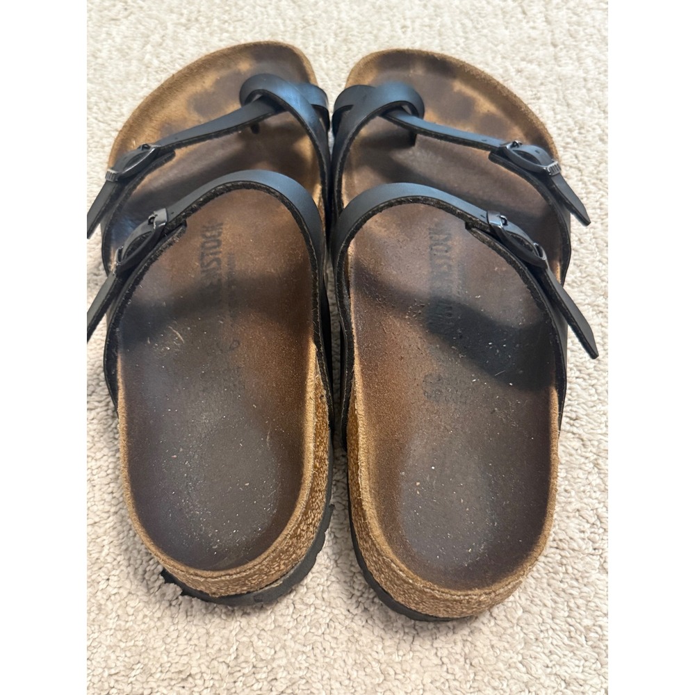 Birkenstock Mayari Women's Black Size 40 Pre-Owned Worn Vintage Vibes - Picture 7 of 7
